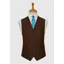 L.A. Smith Suede-Look Waistcoat Dark Brown WW1869/5
